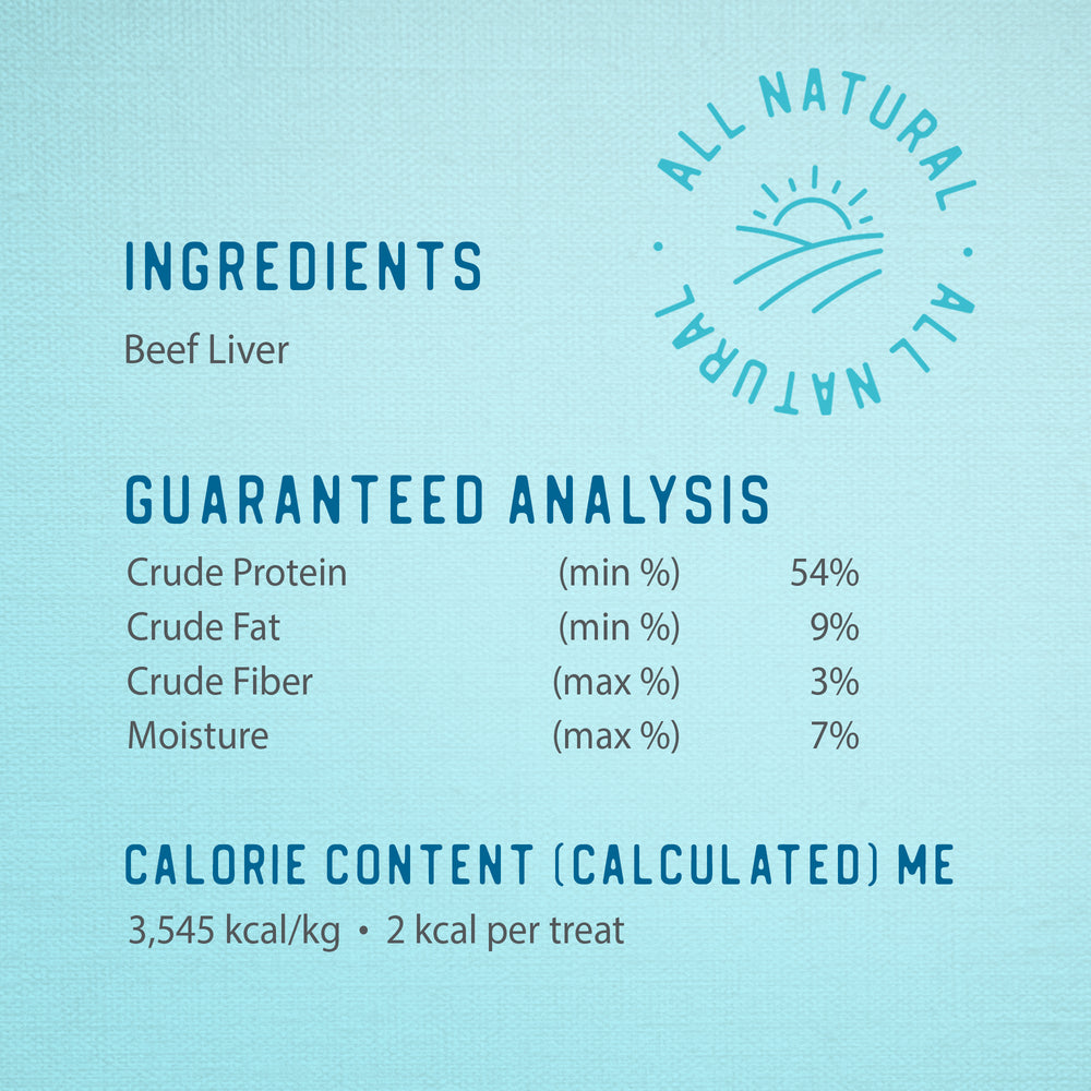 
                        
                          Freeze Dried Beef Liver Bites Value Pack
                        
                      