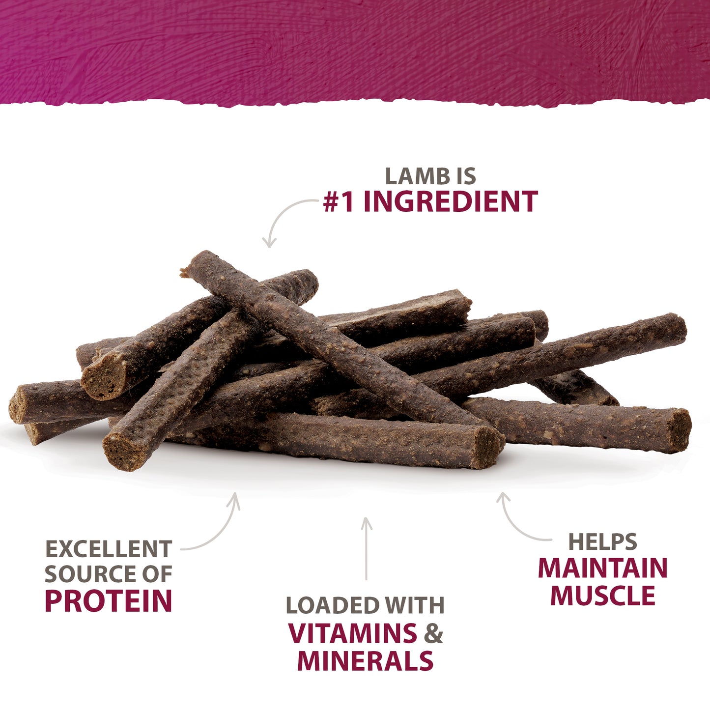 
                        
                          Chewy Lamb Sticks
                        
                      