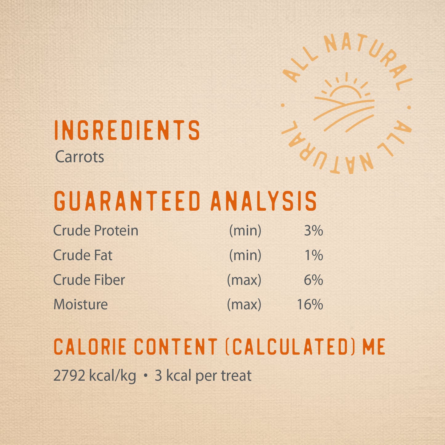 
                        
                          Carrot Slices Horse Treats
                        
                      