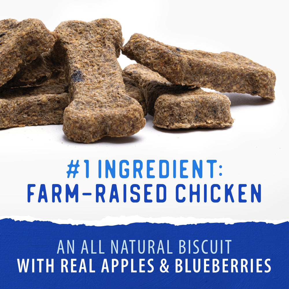 
                        
                          Crunchy Biscuits - Chicken with Apple & Blueberry
                        
                      
