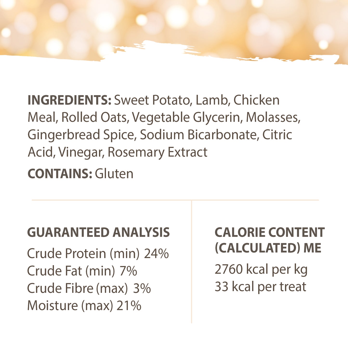 Protein Cookies - Lamb with Ginger Spice (Holiday Special)