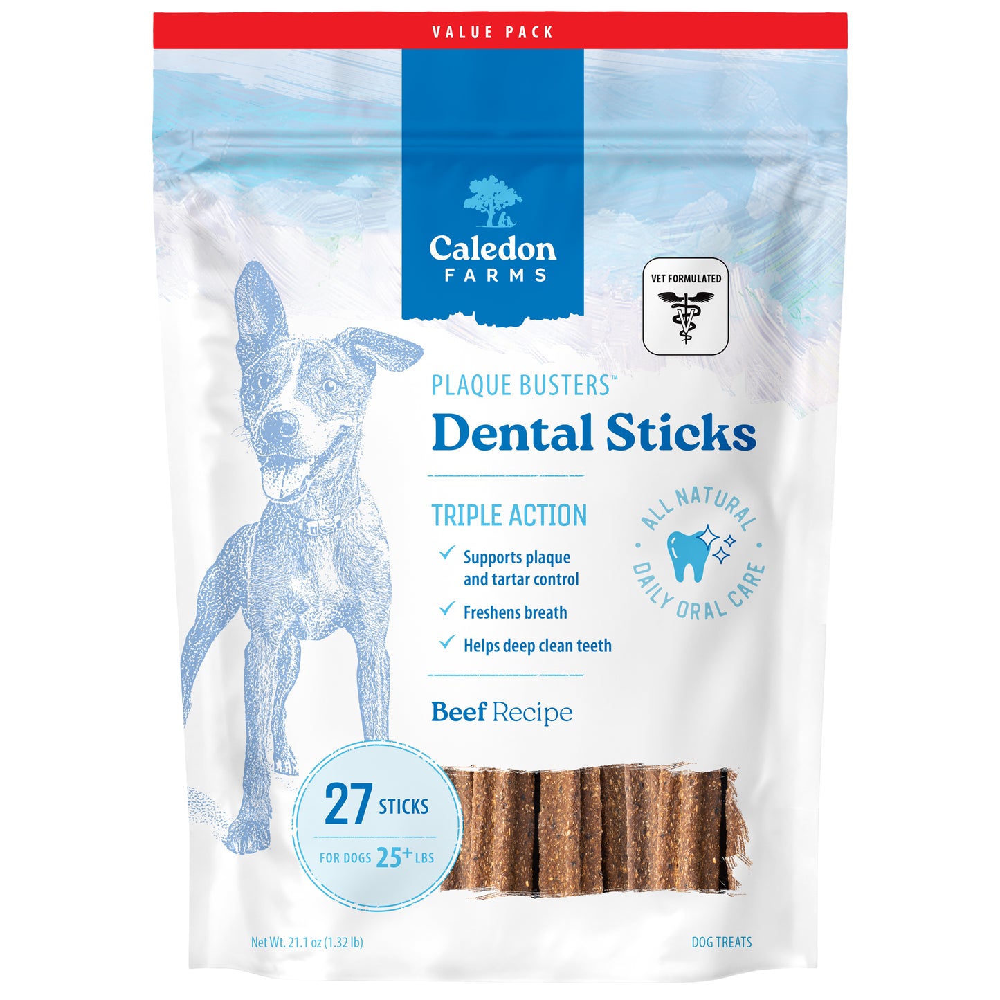 
                        
                          Plaque Busters Dental Sticks Triple Action Beef Recipe 21.1oz
                        
                      