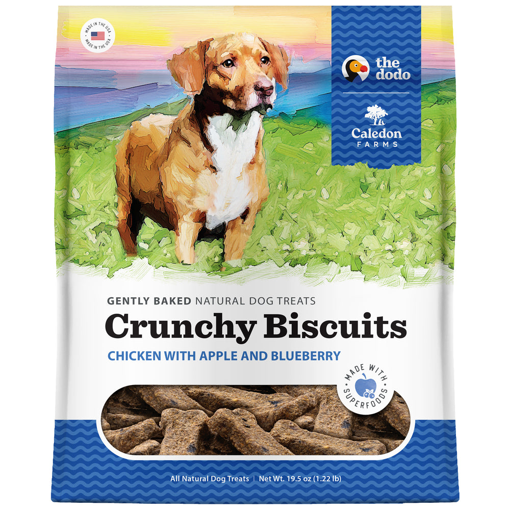 
                        
                          Crunchy Biscuits - Chicken with Apple & Blueberry
                        
                      