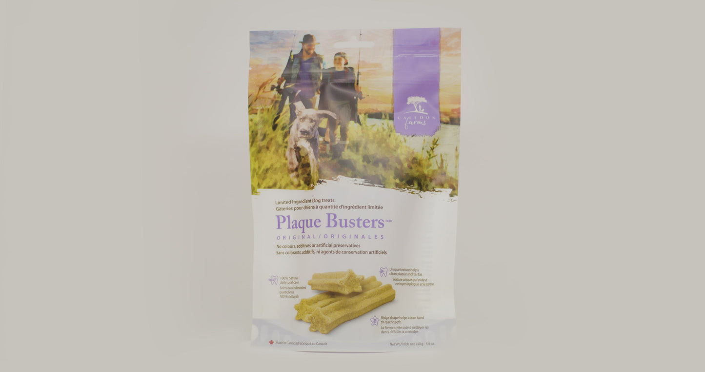 
                        
                          Load and play video in Gallery viewer, Original Plaque Busters Dog Treats Bag rotational view
                        
                      